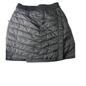 Black Quilted Women's Skirt - insulated - outdoor